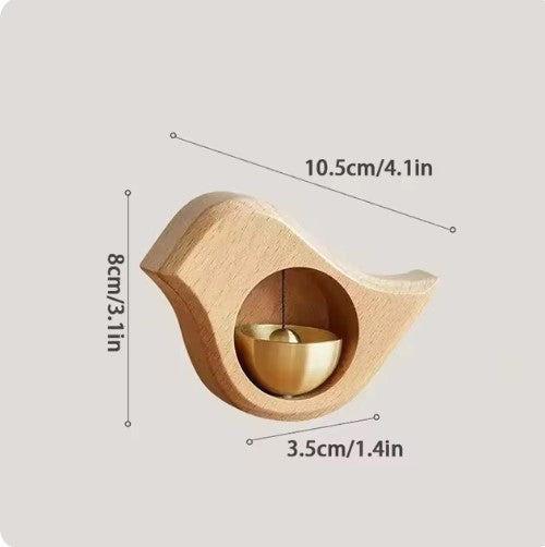 ZenChime | Elegant træ dørklokke-zarada.dk