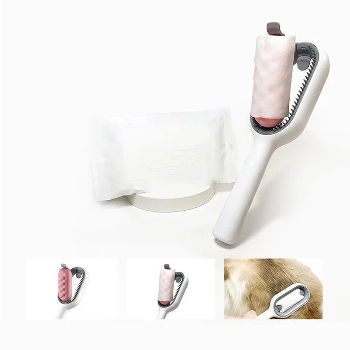 3-i-1 Børste til Hunde og Katte – Pleje, Massage & Fugt i Ét Redskab-zarada.dk