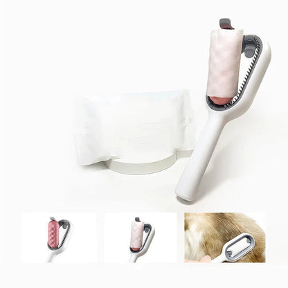 3-i-1 Børste til Hunde og Katte – Pleje, Massage & Fugt i Ét Redskab-zarada.dk