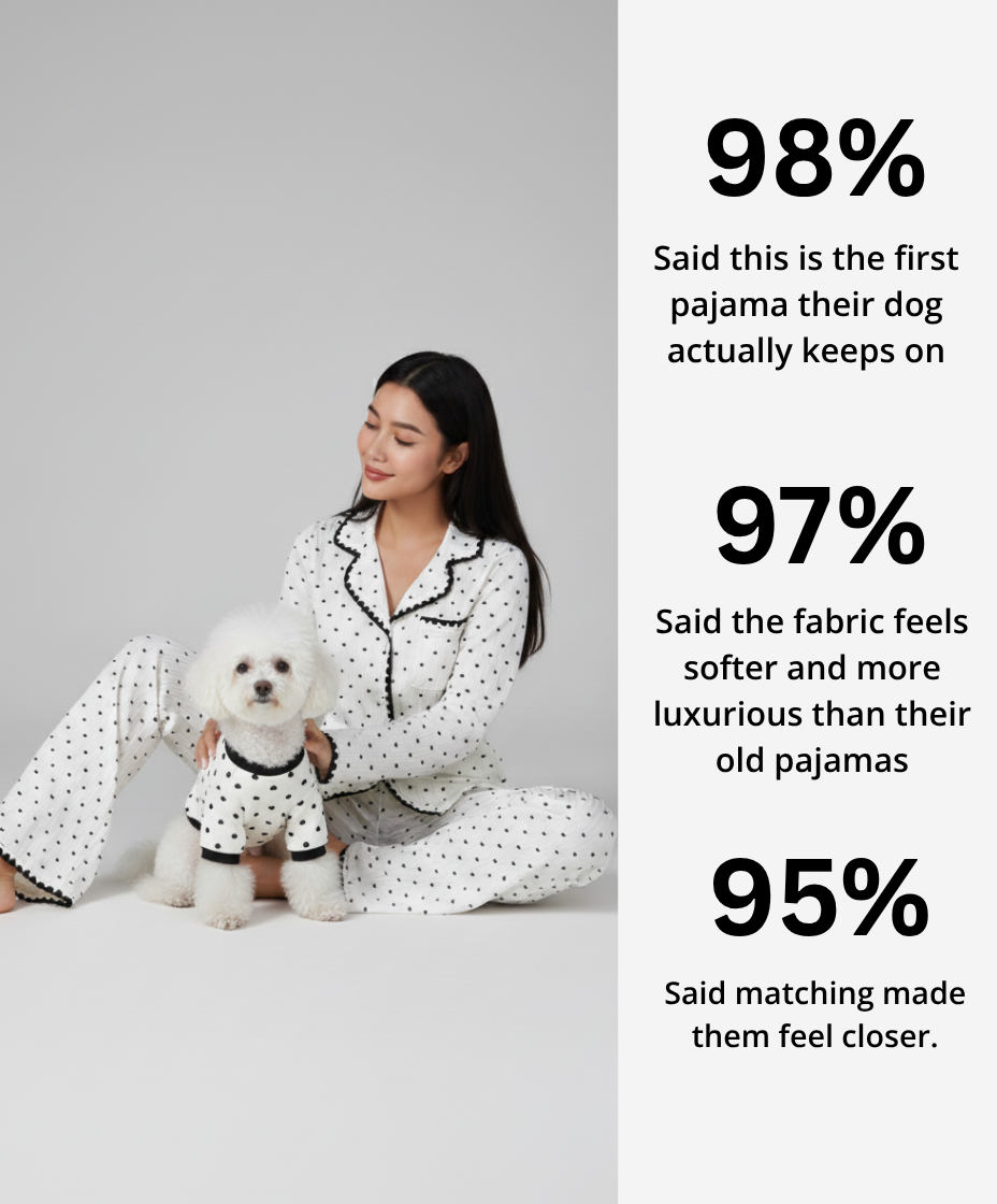 MamaPaws | Matchende Mama og Hund Pyjamasæt