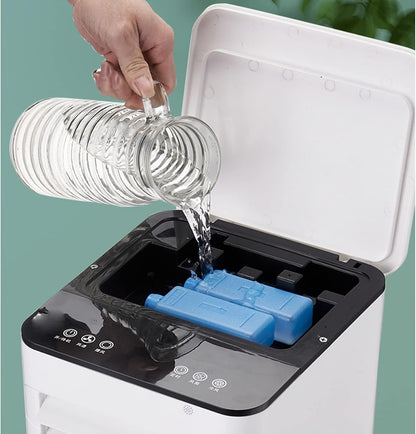 AeroChill bærbar airconditioner uden installation – 3-i-1 køling, befugtning og rensning