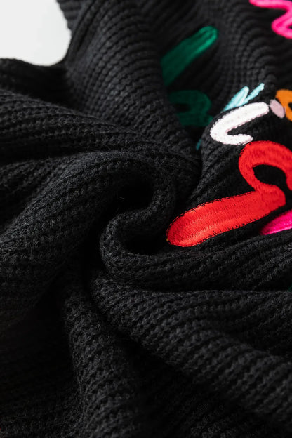 Glædelig & Lysende Regnbue Trim Juletrøje