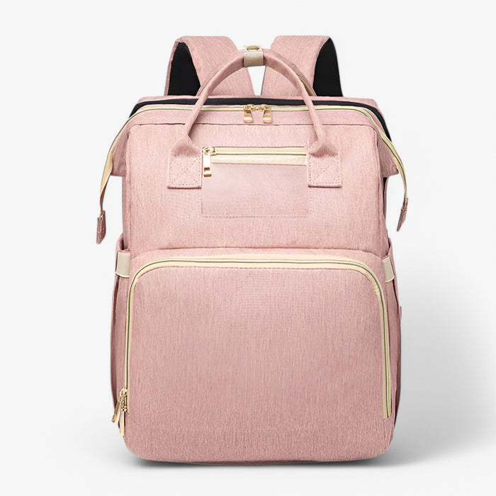 2-i-1 Skiftesæk "ReisNest" med Udsparbart Babybed