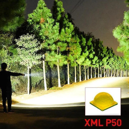 90000 Lumen XHP50.2 Den Mest Kraftfulde Lommelygte