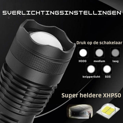 90000 Lumen XHP50.2 Den Mest Kraftfulde Lommelygte