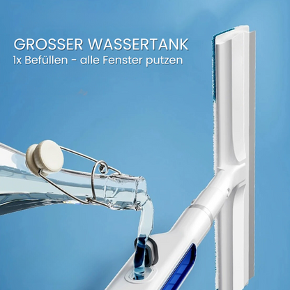 3-i-1 Drejbar Vinduesrenser med Teleskopstang og Sprayfunktion