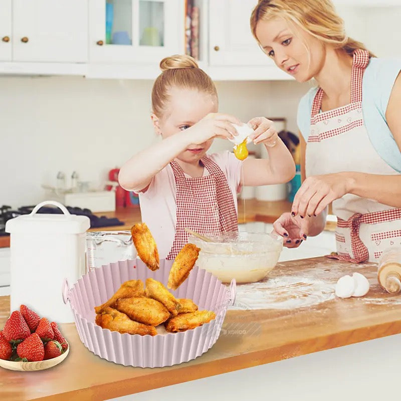 SiliconeAir Max | genanvendelig bageform til friturekogere-zarada.dk