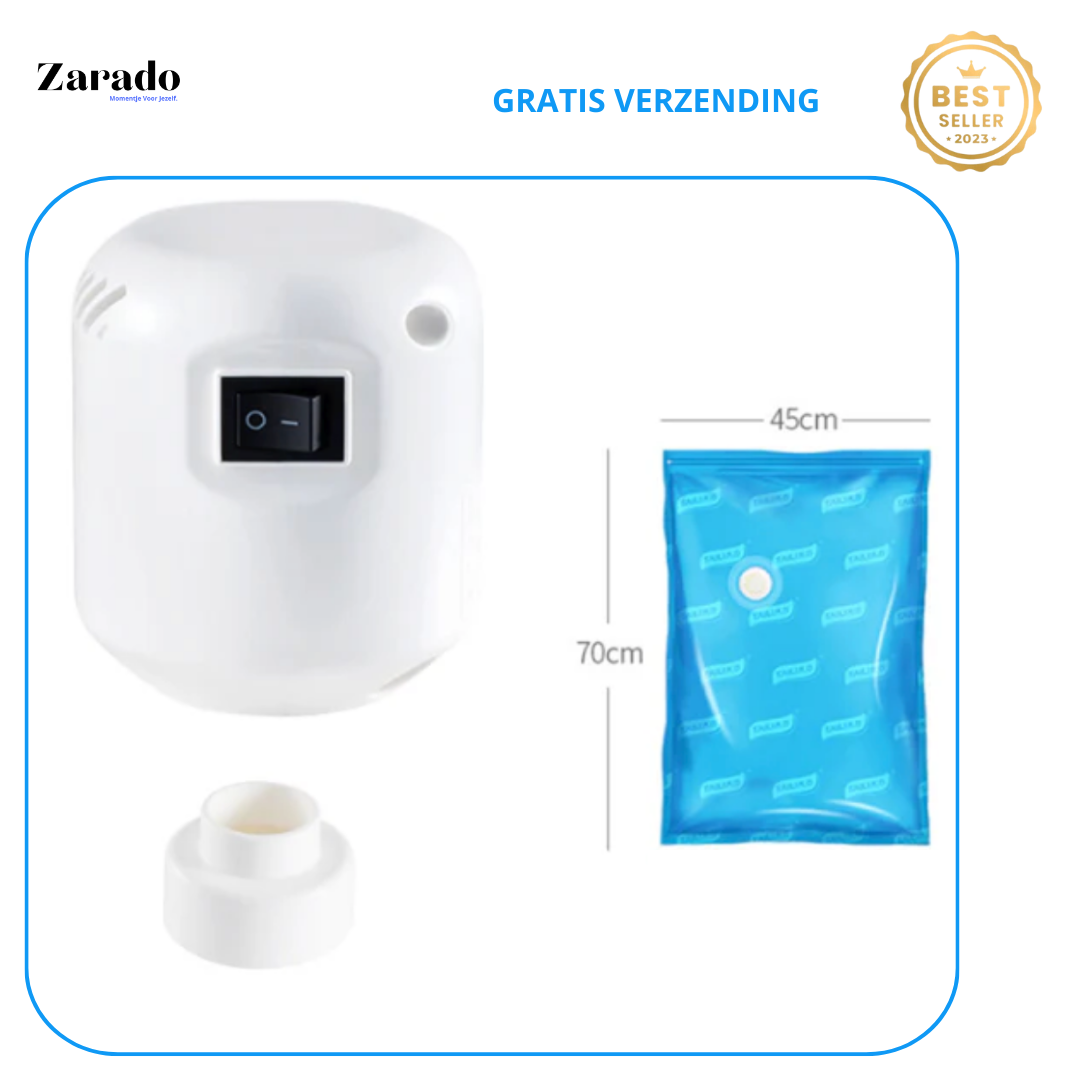 AirCompress vakuumpumpe | Reduceret volumen op til 80%-zarada.dk