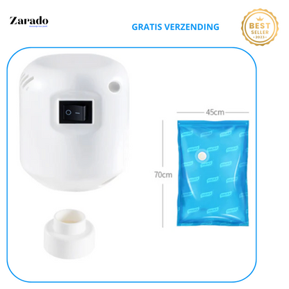 AirCompress vakuumpumpe | Reduceret volumen op til 80%-zarada.dk