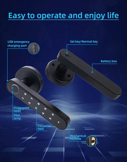 UltraLock | digitalt fingeraftryksslot med flere tilstande-zarada.dk