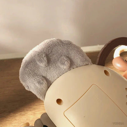 2-i-1 Baby Akkordeon og Rangle - Stimuler Sanserne med Beroligende Lyde