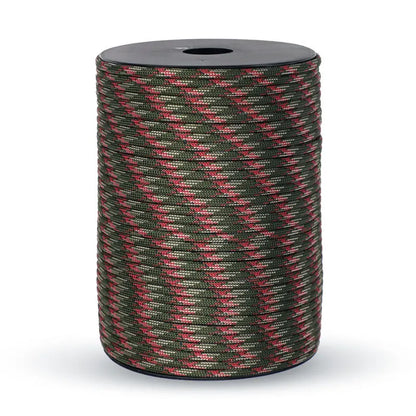 100m Norvo Survival Paracord – 9-Kern Militær 550 Paracord Snor til Udendørs & Håndværk