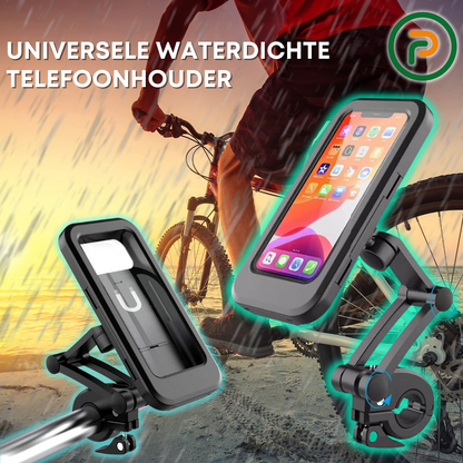 HydroGuard Case | Universel vandtæt telefonholder til cykel eller motorcykel-zarada.dk