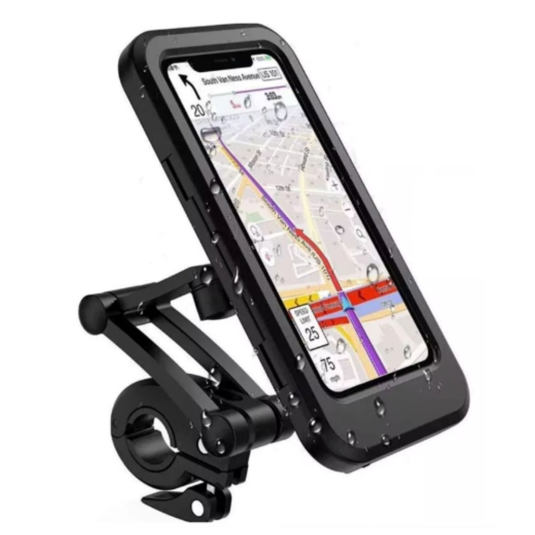 HydroGuard Case | Universel vandtæt telefonholder til cykel eller motorcykel-zarada.dk