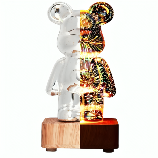 3D GlowBear - Et betagende 3D fyrværkeri effekt i forskellige farver-zarada.dk