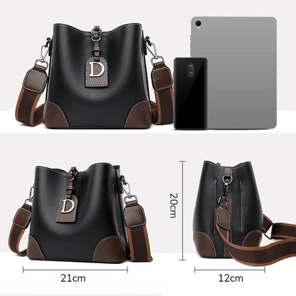 AllureLuxe | Elegant Læder Skuldertaske Stilfuldt Design