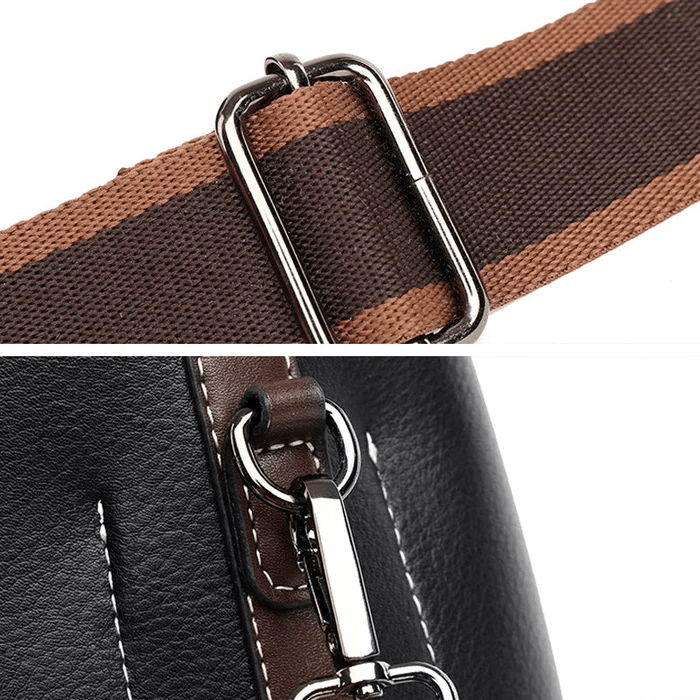 AllureLuxe | Elegant Læder Skuldertaske Stilfuldt Design